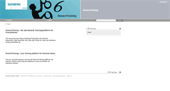 Desktop Screenshot of financetraining.siemens.com