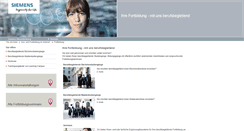 Desktop Screenshot of fortbildung.siemens.com