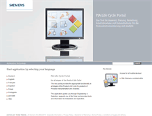 Tablet Screenshot of pia-portal.automation.siemens.com