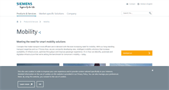 Desktop Screenshot of mobility.siemens.com