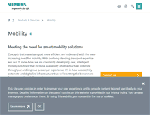 Tablet Screenshot of mobility.siemens.com