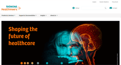 Desktop Screenshot of healthcare.siemens.com